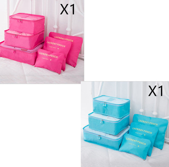 6 PCS Travel Storage Bag Set for Clothes Tidy Organizer EX-STOCK Canada 