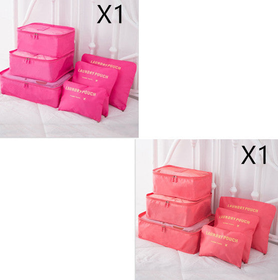 6 PCS Travel Storage Bag Set for Clothes Tidy Organizer EX-STOCK Canada 