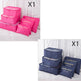 6 PCS Travel Storage Bag Set for Clothes Tidy Organizer EX-STOCK Canada 