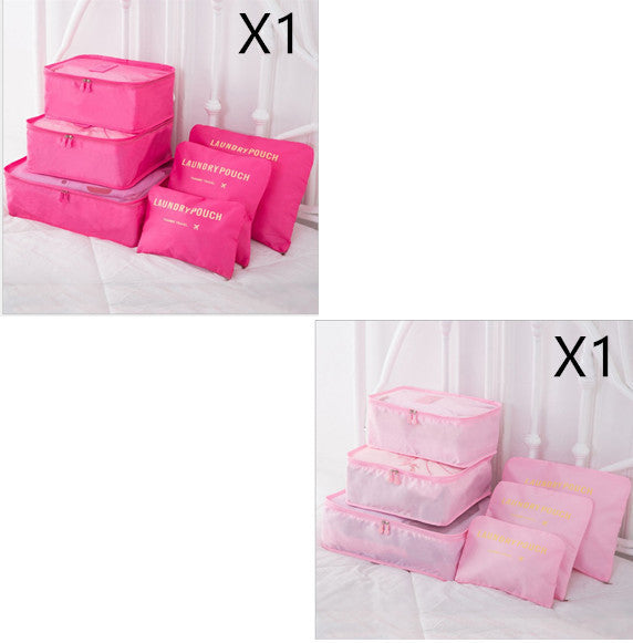 6 PCS Travel Storage Bag Set for Clothes Tidy Organizer EX-STOCK Canada 
