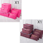6 PCS Travel Storage Bag Set for Clothes Tidy Organizer EX-STOCK Canada 