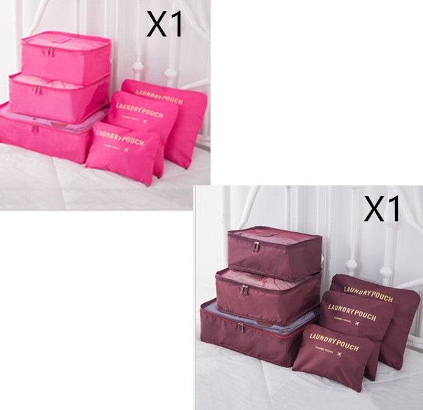 6 PCS Travel Storage Bag Set for Clothes Tidy Organizer EX-STOCK Canada 