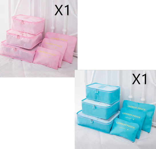 6 PCS Travel Storage Bag Set for Clothes Tidy Organizer EX-STOCK Canada 