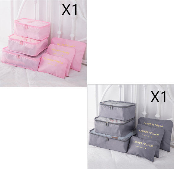 6 PCS Travel Storage Bag Set for Clothes Tidy Organizer EX-STOCK Canada 