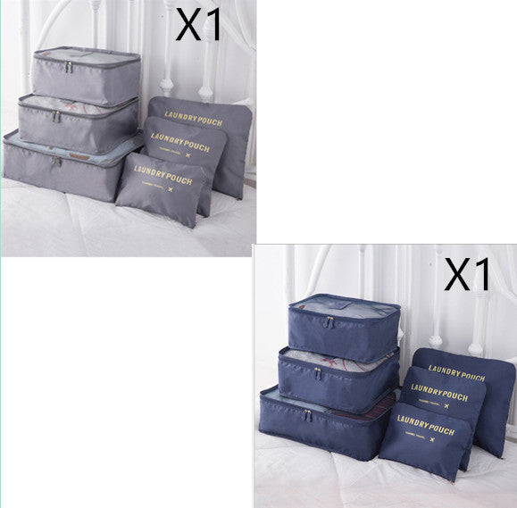 6 PCS Travel Storage Bag Set for Clothes Tidy Organizer EX-STOCK Canada 