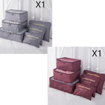 6 PCS Travel Storage Bag Set for Clothes Tidy Organizer EX-STOCK Canada 