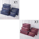 6 PCS Travel Storage Bag Set for Clothes Tidy Organizer EX-STOCK Canada 