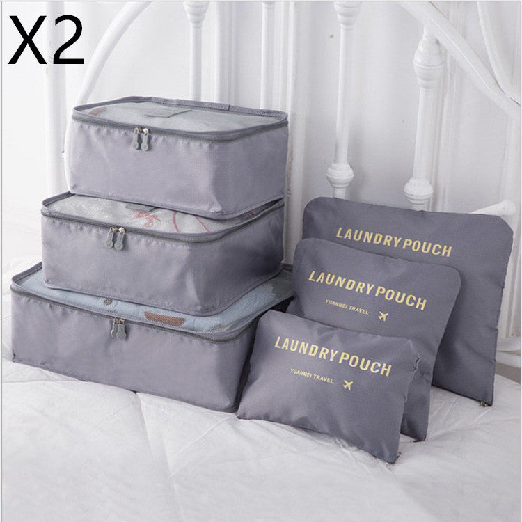 6 PCS Travel Storage Bag Set for Clothes Tidy Organizer EX-STOCK Canada 