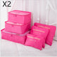 6 PCS Travel Storage Bag Set for Clothes Tidy Organizer EX-STOCK Canada 