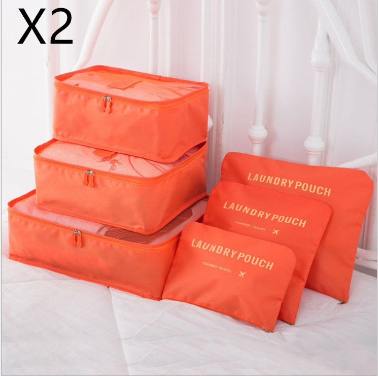 6 PCS Travel Storage Bag Set for Clothes Tidy Organizer EX-STOCK Canada 