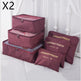 6 PCS Travel Storage Bag Set for Clothes Tidy Organizer EX-STOCK Canada 
