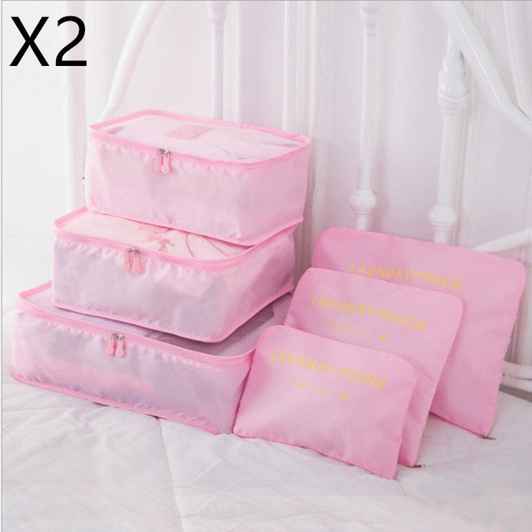 6 PCS Travel Storage Bag Set for Clothes Tidy Organizer EX-STOCK Canada 
