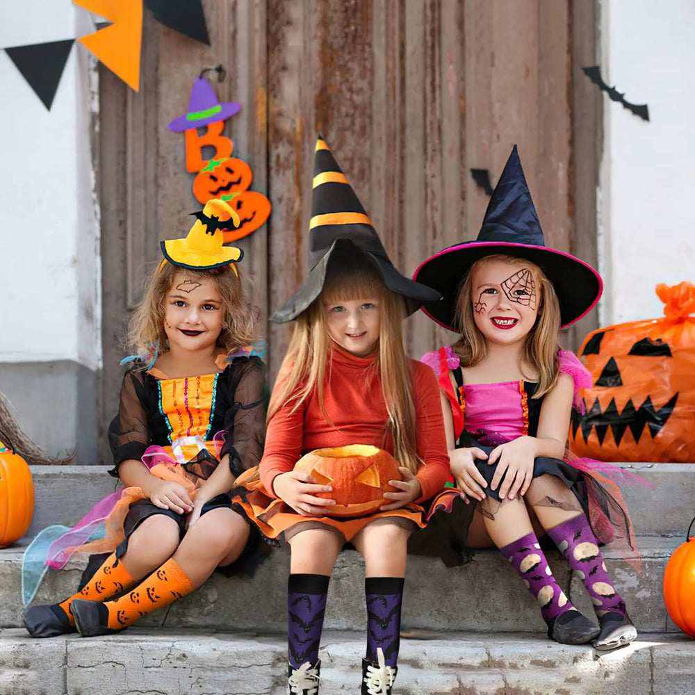 6 Pairs Halloween Christmas Socks For Men Women Girls Funny Xmas Socks Santa Claus Elk Cotton Sock Set-Cannot Be Listed On Amazon Platform - EX-STOCK Canada