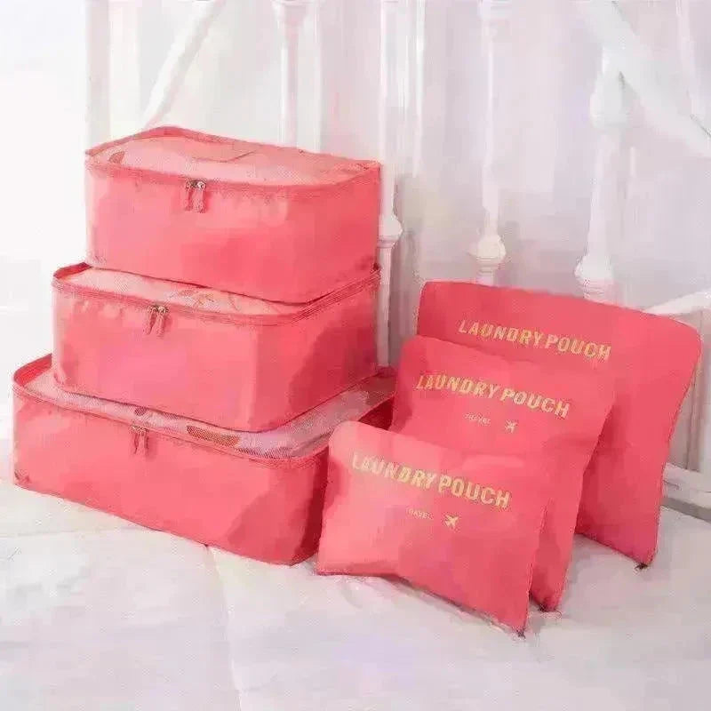 6 Pcs Travel Storage Bag Set For Clothes - EX-STOCK CANADA