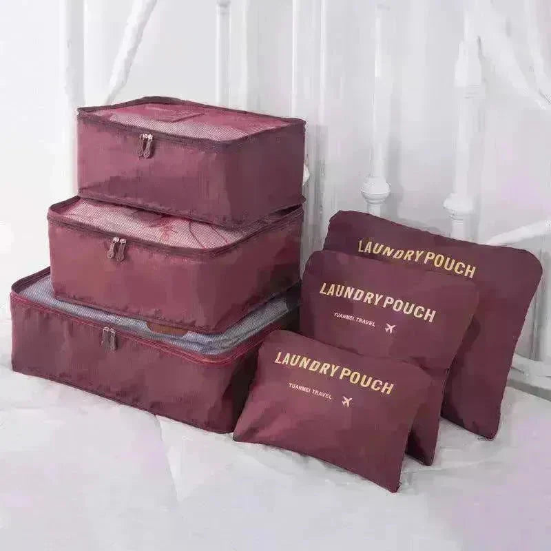 6 Pcs Travel Storage Bag Set For Clothes - EX-STOCK CANADA