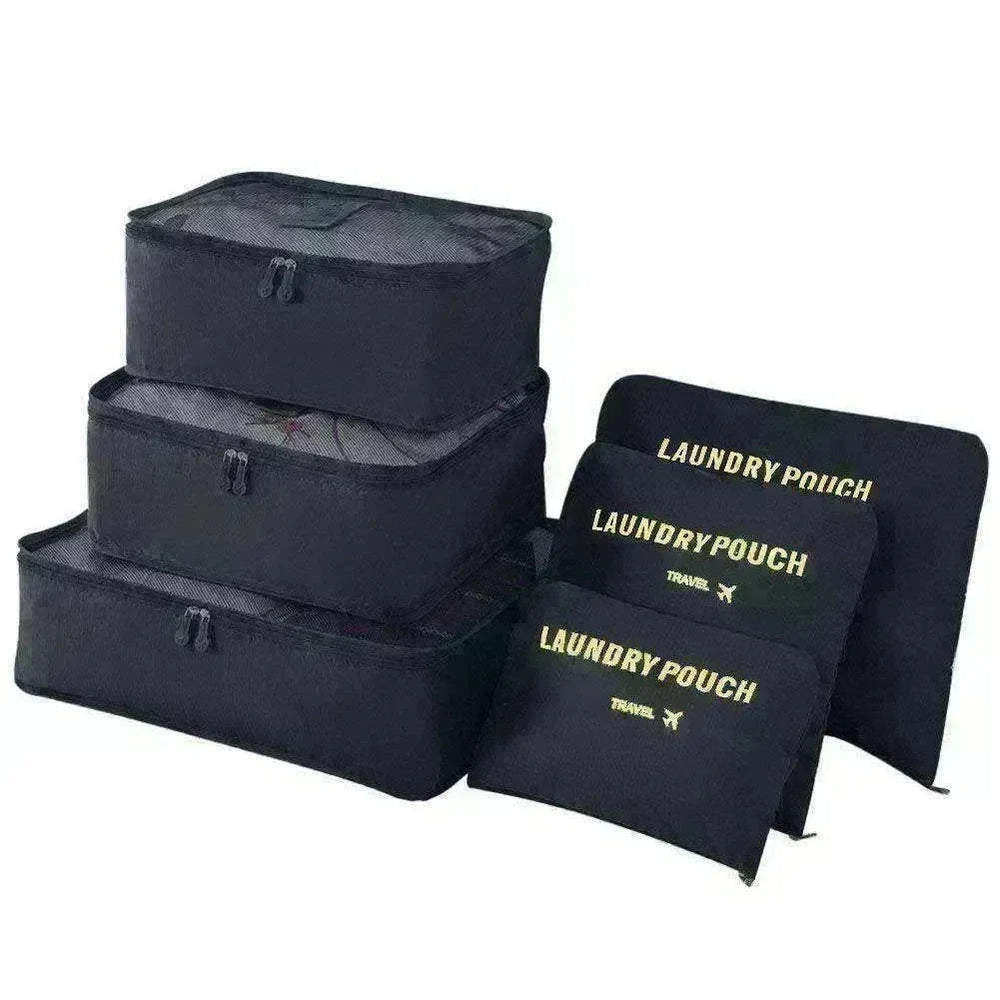 6 Pcs Travel Storage Bag Set For Clothes - EX-STOCK CANADA