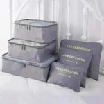 6 Pcs Travel Storage Bag Set For Clothes - EX-STOCK CANADA