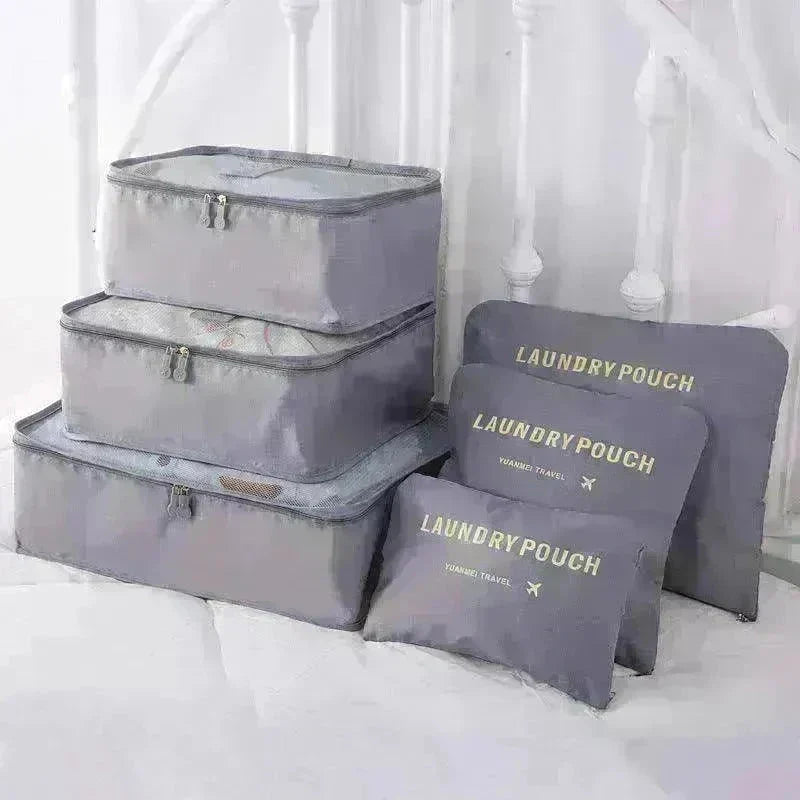 6 Pcs Travel Storage Bag Set For Clothes - EX-STOCK CANADA