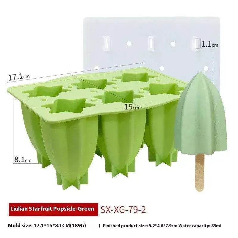 6-piece Spiral Ice Cream Silicone Food Grade Mold - EX-STOCK Canada