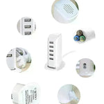 6 Port USB Sailboat Power Strip Charger - EX-STOCK CANADA