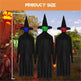 Halloween Black Witches With Change Colors - EX-STOCK Canada