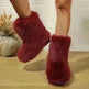 Fashion Long Plush Snow Boots Winter Warm Mid-tube Furry Cotton Shoes For Women Short Boot - EX-STOCK CANADA