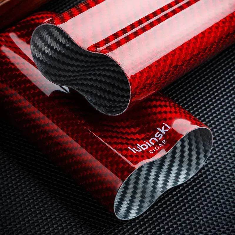 Portable Carbon fibre Travel Cigar case. - EX-STOCK Canada
