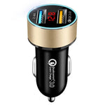 Automobile Smart Digital LED display car charger - EX-STOCK Canada
