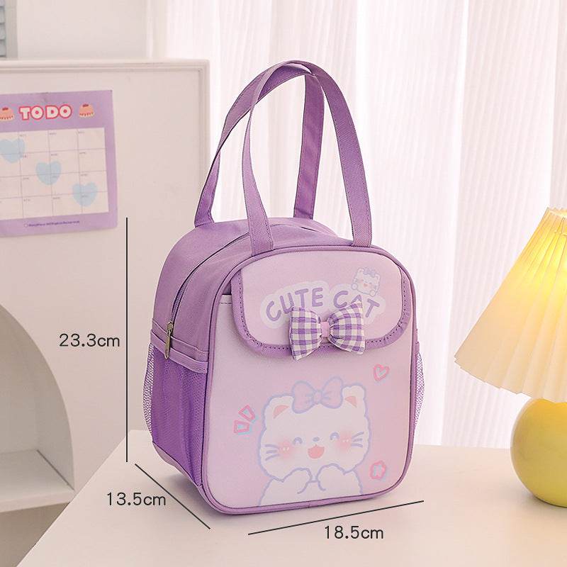 Portable Kids Preschool Cute Cartoon Lunch Bag - EX-STOCK Canada