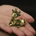 Christmas Sled Creative Antique Reproduction Distressed Ornaments Brass Crafts - EX-STOCK CANADA