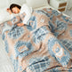 Cotton Four-layer Gauze Towel Blanket Air Conditioning Blanket Thin Duvet EX-STOCK Canada 