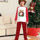 Christmas Parent-Child Clothes Set Long Sleeve T-Shirt Plaid Pants Family Matching Pajamas - EX-STOCK CANADA