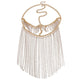 Punk Rhinestone Tassel Fringed Face Mask Head Chains - EX-STOCK Canada