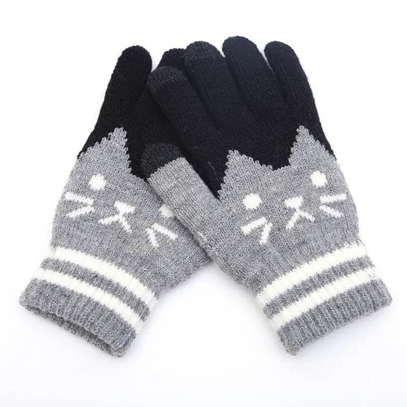 Couple knitted gloves touch screen gloves - EX-STOCK Canada