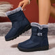 Women's Snow Boots Plus Size Fur-Lined Warm Winter Boots