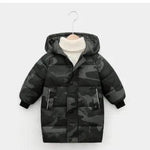 Children Winter Puffer Hoodie Windproof Jacket kids - EX-STOCK Canada