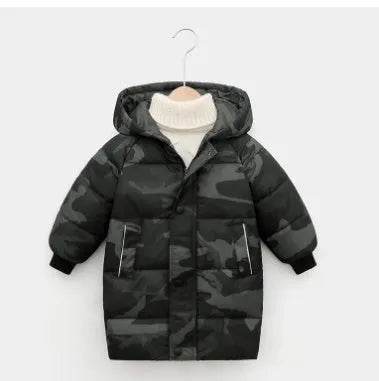 Children Winter Puffer Hoodie Windproof Jacket kids - EX-STOCK Canada