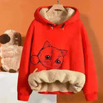 Unisex Fleece-lined Thick Hoodie Sweatshirt Pullover top - EX-STOCK CANADA