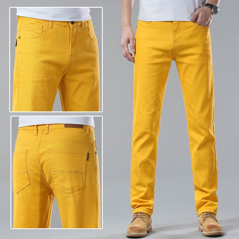 Men Fashion Brands Stretch Slim Fit Skinny Denim Pants jeans Trouser - EX-STOCK Canada
