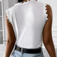 Elegant Women Summer Flowers Lace Blouse top - EX-STOCK CANADA
