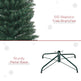 7FT Artificial Christmas Tree Xmas Pencil Tree Holiday Home Indoor Decoration With Foldable Black Stand For Party, Green EX-STOCK Canada 