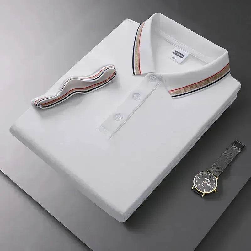 Summer Men's Polo Shirt Lapel T-shirt Collar T-shirt for Men - EX-STOCK Canada
