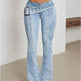 Women's Fashionable Low Waist Flared Jeans EX-STOCK Canada 