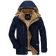 Thickened multi-pocket hooded men's cotton coat - EX-STOCK Canada