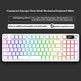 98-Key Wireless Bluetooth Mechanical Keyboard – Triple-Mode Gaming & Office | 30 Styles