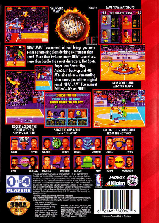 NBA JAM ÉDITION TOURNOI 