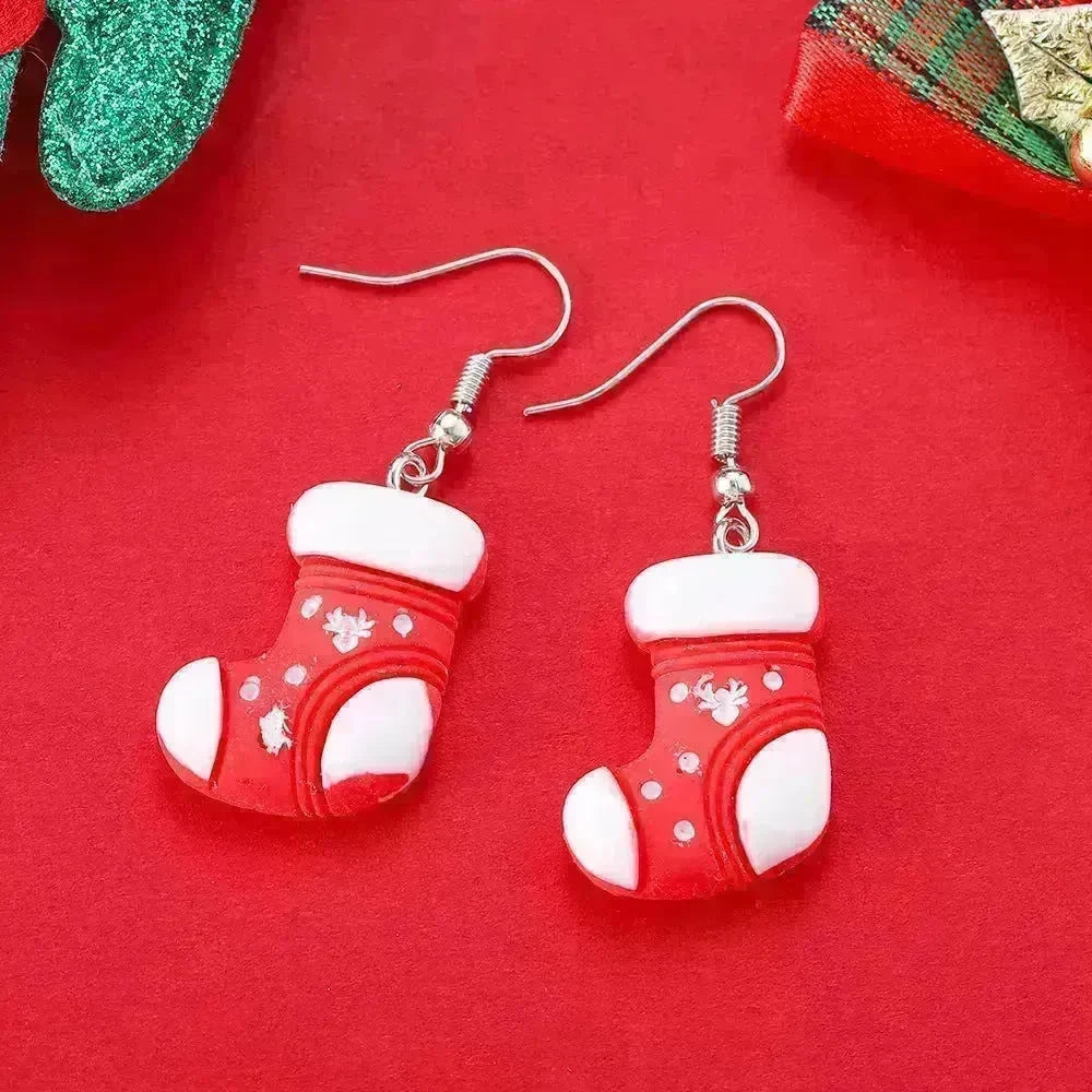 Creative Cartoon Christmas Earrings Fashion - EX-STOCK CANADA