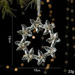 Christmas Decorations Sequins Acrylic Transparent Pendant - EX-STOCK CANADA