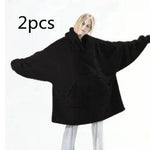 Thick Fleece Hooded Unisex Sweater Winter Double-sided Sweatshirt - EX-STOCK Canada