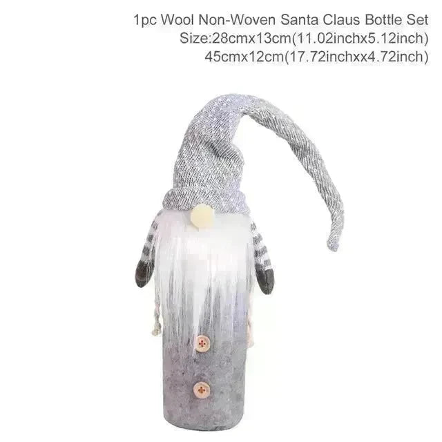 Christmas Decorations Christmas Wine Bottle Socks - EX-STOCK CANADA